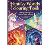 Fantasy Worlds Colouring Book