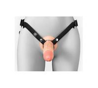 Pipedream Fantasy X-tensions Elite 7" Silicone Hollow Strap-on - Dual Density Light 19,1 cm