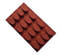 FantasyDay® 16 cavidades moldes de Silicona para Hielo, Tartas, Chocolate - 100% alimentarias y sin bpa - Elipse