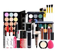 FantasyDay 25 Piezas Juego de Maquillaje All in One Makeup Gift Set Incluye Corrector Camuflaje, Brillo Labios, Brochas, Lip Balm, Sombra De Ojos - Belleza Cosmético de Caja pour Cara y Labio Make-up