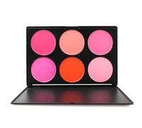 FantasyDay® 6 Colores Cara Polvos Coloretes/Blush Paleta de Maquillaje Cosmética #1 - Perfecto para Sso Profesional y Diario