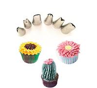 FantasyDay® 6 Piezas Acero Inoxidable Boquillas de Tuberías Tartas, Cupcakes, Cookies Y Pastas De Hornear #1