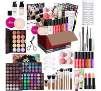 FantasyDay Juego de Maquillaje All in One Makeup Gift Set Incluye Corrector Camuflaje, Brillo de Labios, Brochas, Mascara, Sombra de Ojos - Belleza Cosmético de Caja pour Cara y Labio Make-up