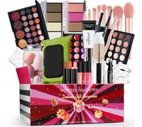 FantasyDay Juego de Maquillaje Xmas All in One Makeup Gift Set Incluye Corrector Camuflaje, Brillo de Labios, Brochas, Mascara, Blush, Sombra de Ojos, Delineador - Belleza Cosmético pour Cara y Labio