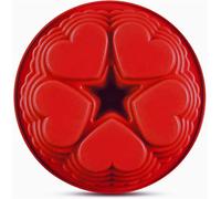 FantasyDay Premium Antiadherente Moldes para Tartas, Moldes de Silicona para Caramelos, Chocolate, Hornear, Tarta, Galletas, Jabón, Hielo - Antiadherente Apto para Lavavajillas - Corazón