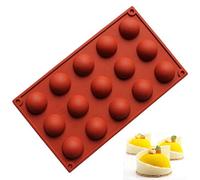 FantasyDay Premium Antiadherente Moldes para Tartas, Moldes de Silicona para Caramelos, Chocolate, Hornear, Tarta, Galletas, Jabón, Hielo - Apto para Lavavajillas Y Microondas - Hemisferio