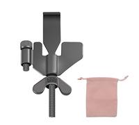 Fantasyon Cerradura de puerta portátil negra mejorada para viajes, seguridad adicional y privacidad, sólida y resistente, para viajes, hogar, apartamento, sala de estar, hotel, motel, escuelas