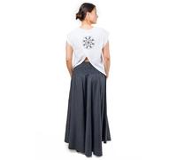 FANTAZIA - Falda larga fluida de gran tamaño, color gris, gris, Talla única