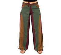 FANTAZIA - Pantalón híbrido babacool Roots Urma - Talla S a XXXL - 100% algodón - Caqui - Confort at Home - Cómodo & Original - creado en Francia, fabricación ética desde 2004. caqui XXL