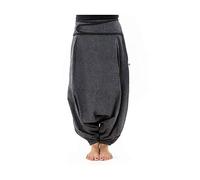 FANTAZIA - Pantalones harem para mujer, invierno, gris, diseño de ratón Psychedelic, color negro, Negro , XL además de su talla