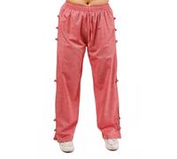 FANTAZIA Pantalones japoneses Loungewear Unisex Rubra - Talla única Rojo, rojo, Talla única