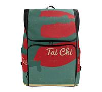 FANTAZIO DD Tai Chi Mochila para portátil al Aire Libre, Viajes, Senderismo, Camping, Mochila Casual, Grande, para la Escuela