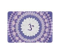 FANTAZIO Funda para pasaporte de piel con diseño de mandala amarilla, 4 (Reino Unido), Talla única