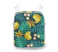 FANTAZIO - Mochila Bandolera, diseño de Hojas de plátano y Palma