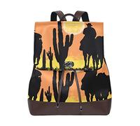 FANTAZIO Mochila Cactus Cowboys On Desert Bolsa de Viaje