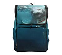Fantazio Mochila Divertida de manatí de mar para cocinar al Aire Libre, portátil, Mochila de Viaje, Senderismo, Camping, Mochila Informal, Grande para la Escuela universitaria