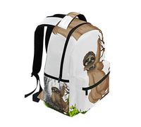 FANTAZIO Mochila Extra Grande Sloth Life Mochila de Dibujo, Unisex Adulto, FO-033, 3, Talla única