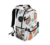 FANTAZIO Mochila Extra Grande Sloth Life Mochila de Dibujo, Unisex Adulto, FO-033, 6, Talla única