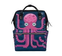 FANTAZIO Mochila para momia, diseño de pulpo rosa