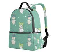 FANTAZIO Mochila para Viaje Cute Cartoon Penguins Friends Daypack