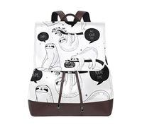 FANTAZIO Mochila Sloth Life Sketching School de piel