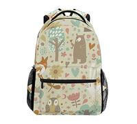 FANTAZIO Mochilas Animal In Forest School Bag Daypack