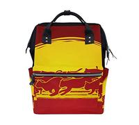FANTAZIO Mochilas de Lona para el Colegio, diseño de Gatos y Nueve Vidas