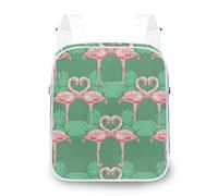 FANTAZIO Mochilas Flamingo Sketch Patrón Bolsa de Hombro Escuela