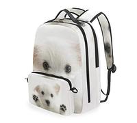 Fantazio - Mochilas para perro con bolsa cruzada desmontable, diseño de cachorro
