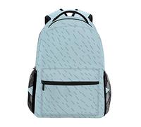 FANTAZIO Mochilas Rain School bolsa tejido Daypack con cremallera