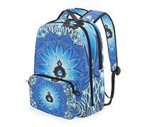 FANTAZIO Mochilas Trippy Art con bolsa cruzada desmontable