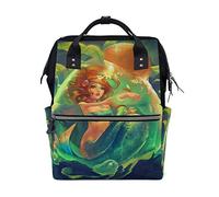 FANTAZIO Momia Bag Mochila Fantasy Mermaid Beauty School Bag