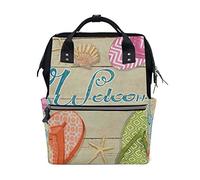 FANTAZIO Momia Bag Mochila Flip Flop Welcome School Bag