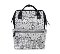 FANTAZIO Momia Bag Mochila Good Night Patrón School Bag