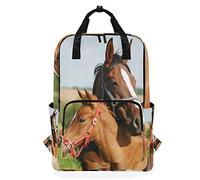 Fantazio Pony and Mommy Horse Mochila Casual Daypack