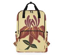 FANTAZIO Red Lily Mochila Casual