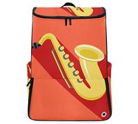 FANTAZIO Saquitos de saxofón Mochila para portátil al Aire Libre, Viajes, Senderismo, Camping, Mochila Casual, Grande, para la Escuela