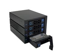 FANTEC 2552 WR-C3141-6G SAS/SATA 6G backplane housing for 4× 3.5"/2.5" HDD/SSD on a Tray in a 3X 5.25 Module