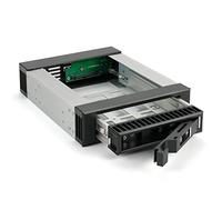 FANTEC BP-T3525 SAS I/II + SATA I/II/III - Caja de Aluminio para Disco Duro o SSD de 3,5" o 2,5" (5,25"), Color Negro