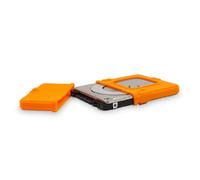 Fantec - Funda de silicona extra resistente para discos duros HDD o discos SSD de 2.5'', color naranja