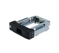 FANTEC MR-35SATA-A - Bahía de Intercambio (Discos Duros SATA I/II/III de 8.89 cm, 3.5" en una Ranura de 13.34 cm, 5.25", sin Tornillos, sin Soportes, Anti-vibración) Color Negro