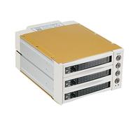 FANTEC SNT-BA2131-2 - Carcasa de Aluminio para 3 Discos Duros de 8,9 cm (3,5"), 2 bahías de 13,34 cm (5,25"), 1 Ventilador de 80 mm, Color Beige