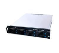 Fantec SRC-2080X07 - Recinto de almacenamiento de discos duros para su instalación en armarios industriales de 48,3 cm (19"), placa base: M-ATX, ATX, E-ATX, SSI CEB