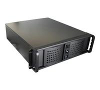 Fantec TCG-3830KX07-1 - Carcasa para Servidor de 19" (3HE, 528 mm Profundidad, 2X 60 mm Ventiladores, 2X USB Frontales, Filtro de Aire), Color Negro