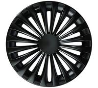 Fantech 1-235/15 Tapacubos universales, negro, 15 pulgadas, set de 4