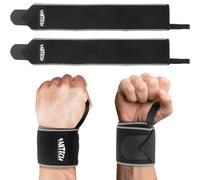 Fantecia Muñequera para entrenamiento de fuerza de fitness, clase profesional con correa para el pulgar, soporte de muñeca para hombres y mujeres, uso para levantamiento de pesas, culturismo