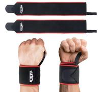 FANTECIA Muñequera para entrenamiento de fuerza de fitness, clase profesional con correa para el pulgar, soporte de muñeca para hombres y mujeres, uso para levantamiento de pesas