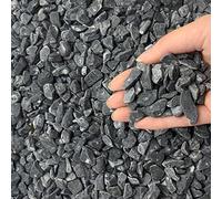 FANTIAN Grava negra de 2 libras, piedras negras de 3/8 pulgadas. Rocas negras decorativas para plantas suculentas, jarrones, cactus, plantas de bambú y paisajismo de jardín al aire libre