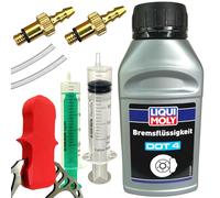 Fantic26 F26 Kit de servicio para Formula Bicicletas MTB Ebike Frenos de disco hidráulicos R1 RX ORO Puro K18 K24 Kit de purga de disco con líquido de frenos Liquid Moly DOT 4.0 250 ml