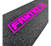 Fantic26 Hoja de lija antideslizante de repuesto para patinete de acrobacias, 58,5 cm (15,5 cm), color negro y rosa
